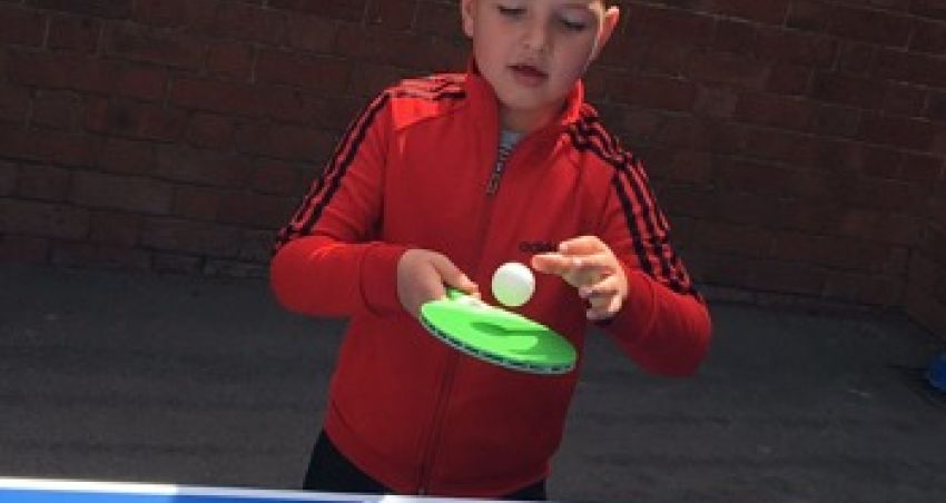 New table tennis is a hit at Stimpson Avenue!