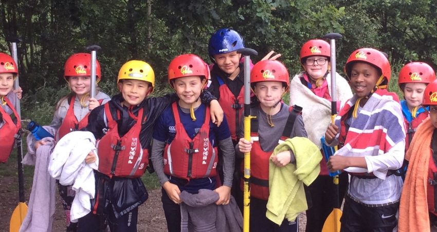 Pupils tackle the great outdoors on residential trip