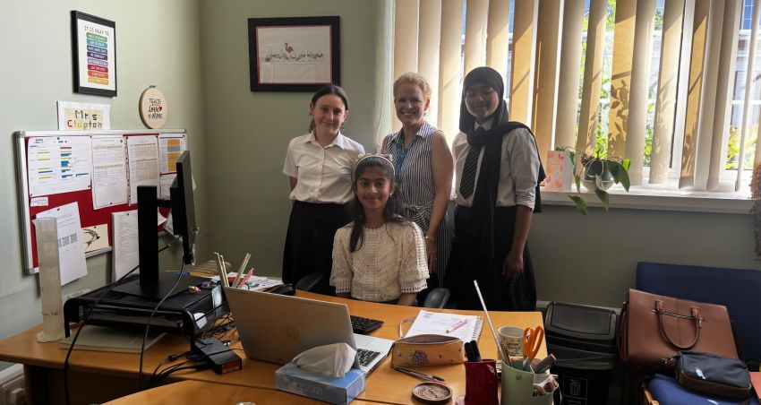 Pupil becomes headteacher for the day at Stimpson Avenue Academy